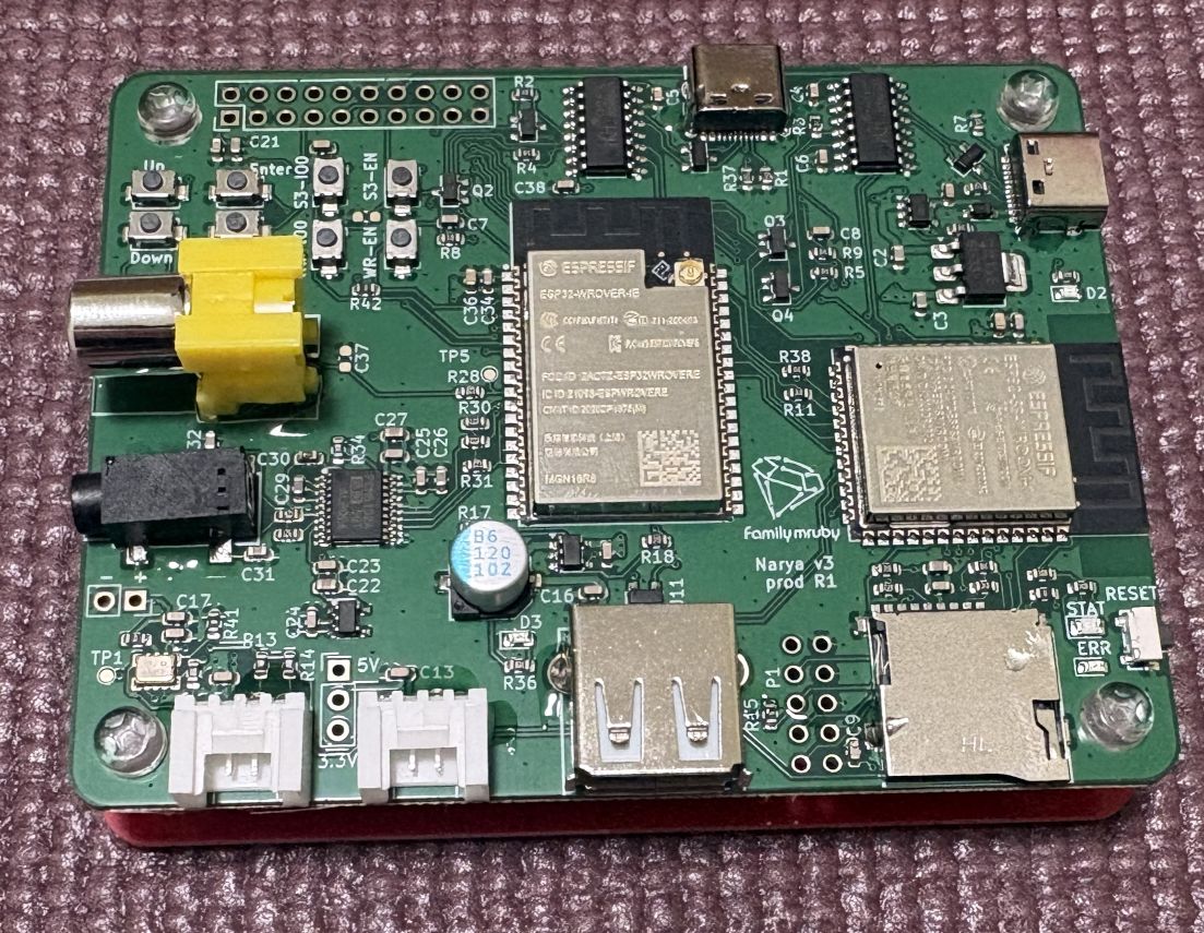 Assembled board